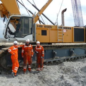 kraanmachinist Liebherr HS 895 Duinkerke (FR)